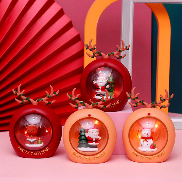 Santa Claus, Deer, Snowman, Atmosphere Light, Desktop Ornaments, Christmas Children's Gift